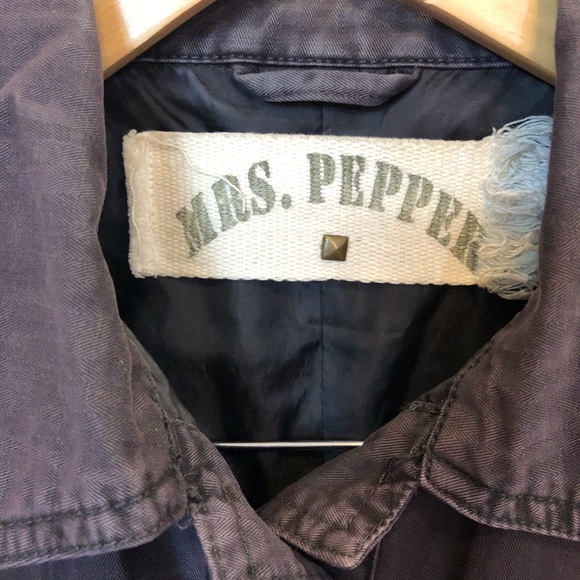 Army Purple Mrs. Pepper Military Jacket Sz XL - Picture 3 of 4
